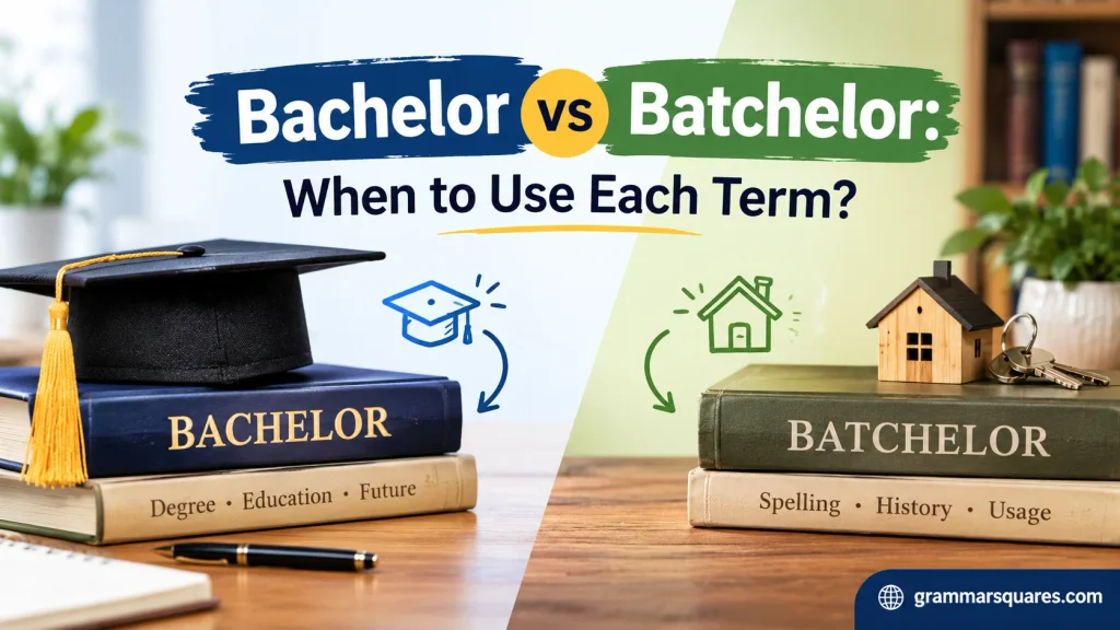 Bachelor vs Batchelor: When to Use Each Term
