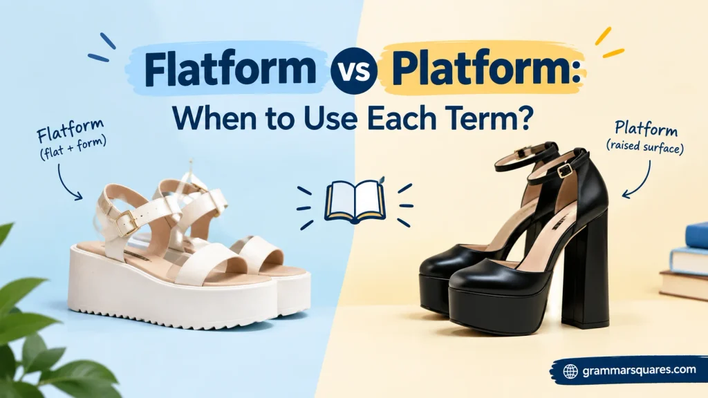 Flatform vs Platform: When to Use Each Term