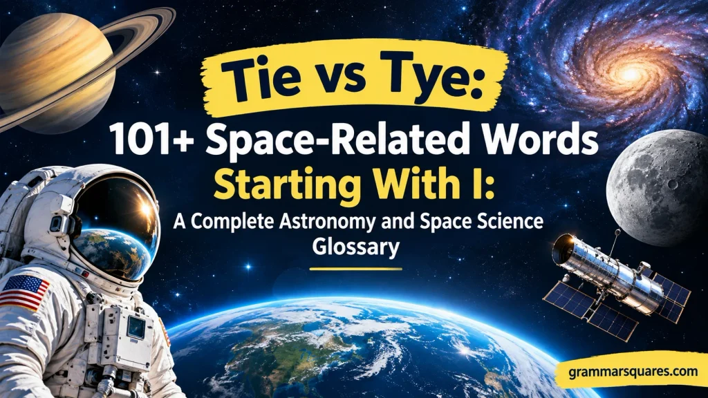 Space-Related Words Starting With I