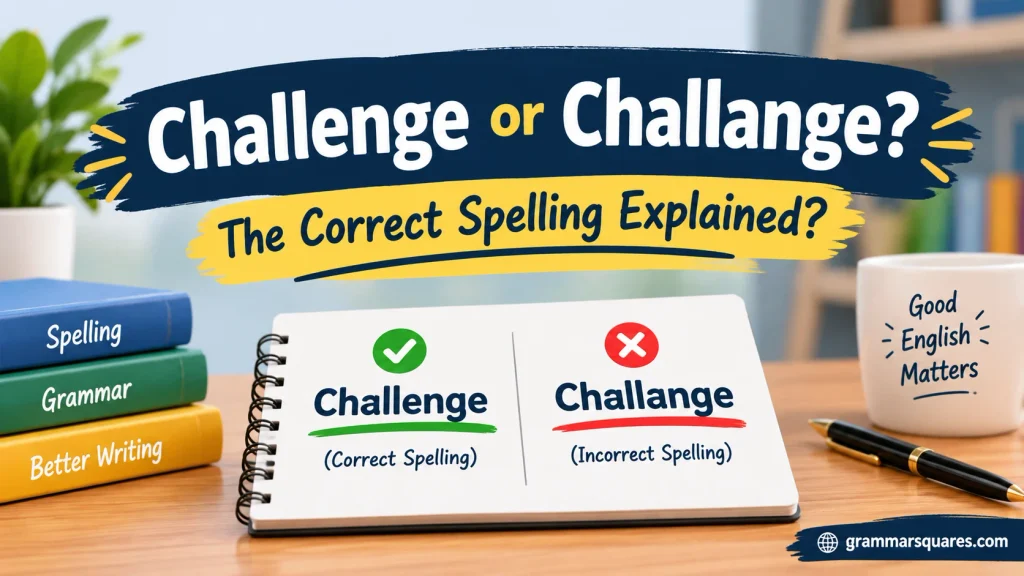 Challenge or Challange? The Correct Spelling Explained
