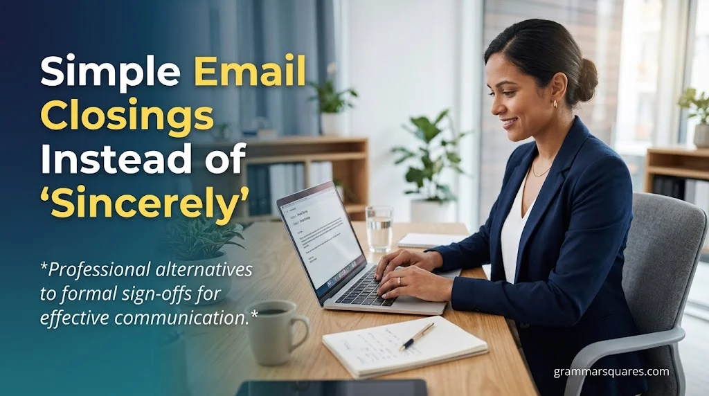 Simple Email Closings Instead of “Sincerely”