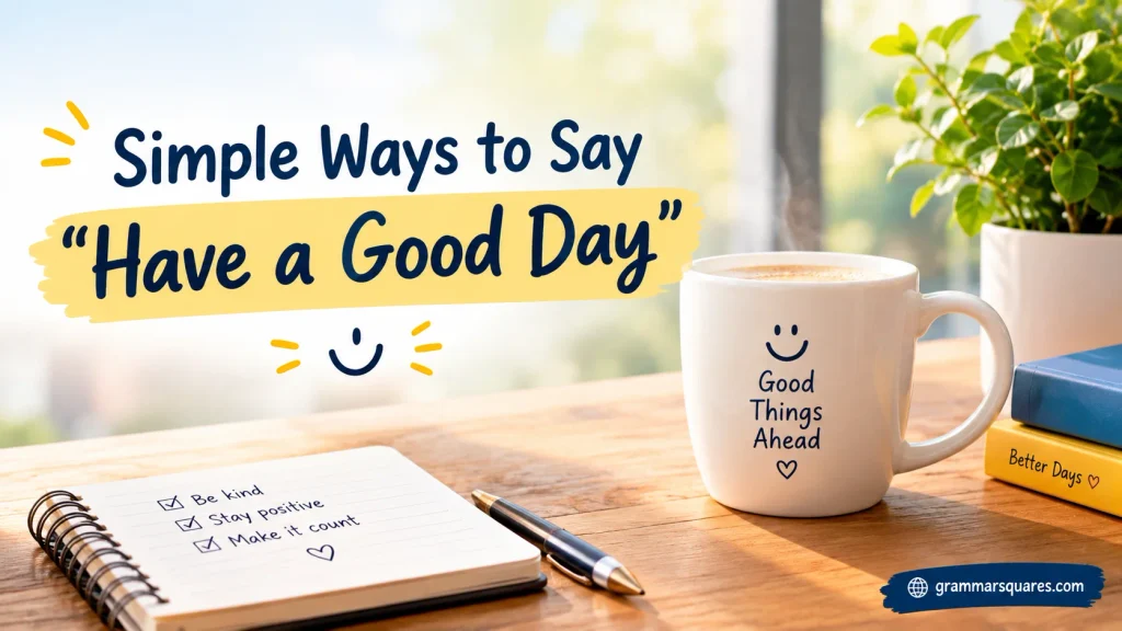 Simple Ways to Say “Have a Good Day”